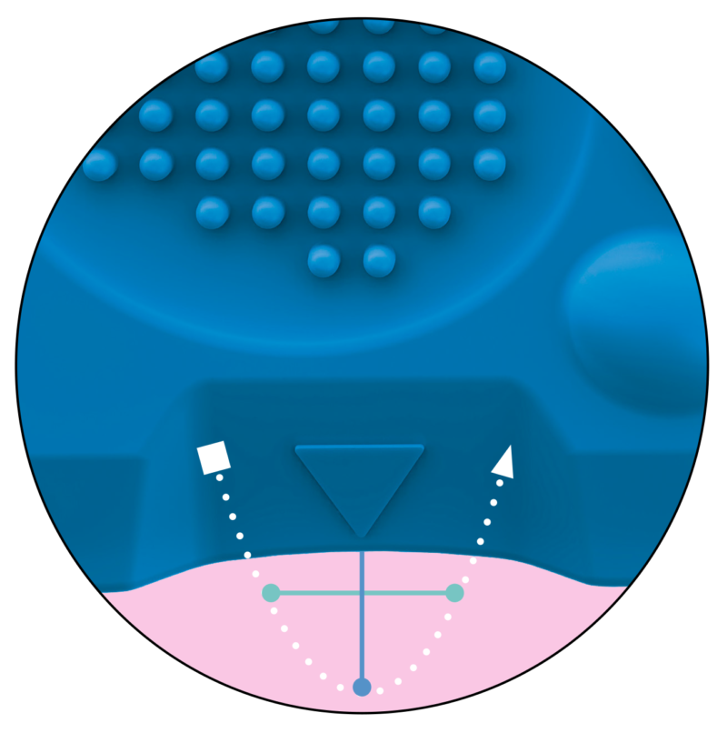 Babylance Newborn hielprik blauw, doos 50 stuks - Afbeelding 2