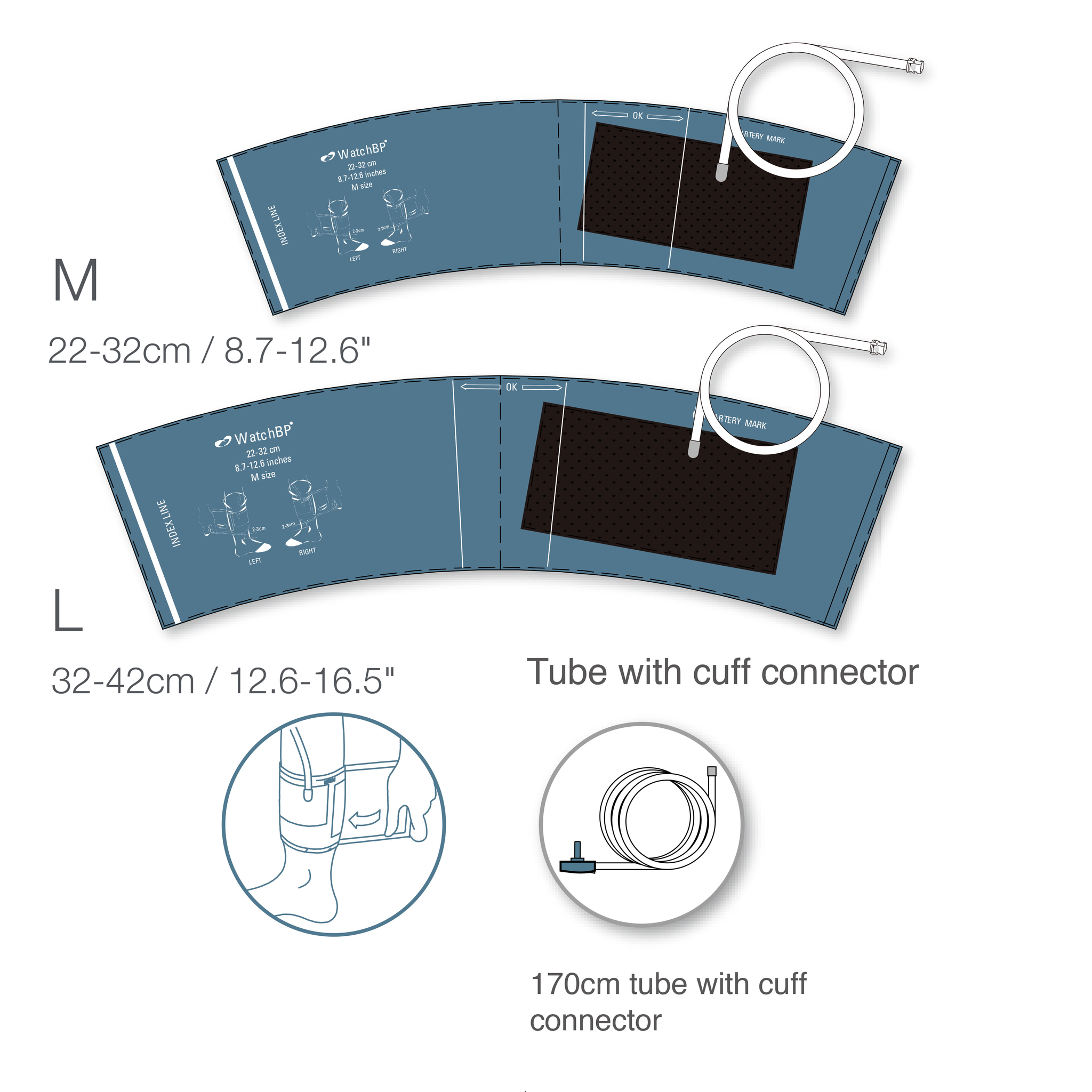 Enkel manchet | WatchBP Office ABI - Afbeelding 2