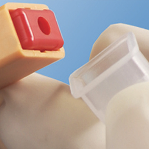 One-Step Safety Lancet, 2.8 mm roze, doos 100 stuks - Afbeelding 2