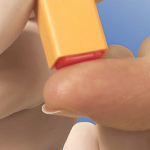 One-Step Safety Lancet, 2.8 mm roze, doos 100 stuks - Afbeelding 4