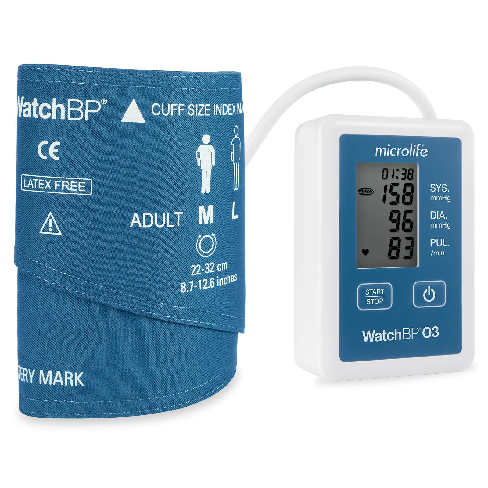 Pakket Pro: WatchBP Office ABI + verrijdbaar statief + O3 AFIB + Office 30M AFIB - Afbeelding 5