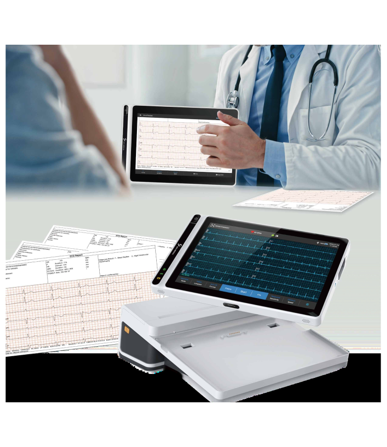 LEPU Medical T180 – 12-kanaals draagbaar ECG met printer - Afbeelding 5