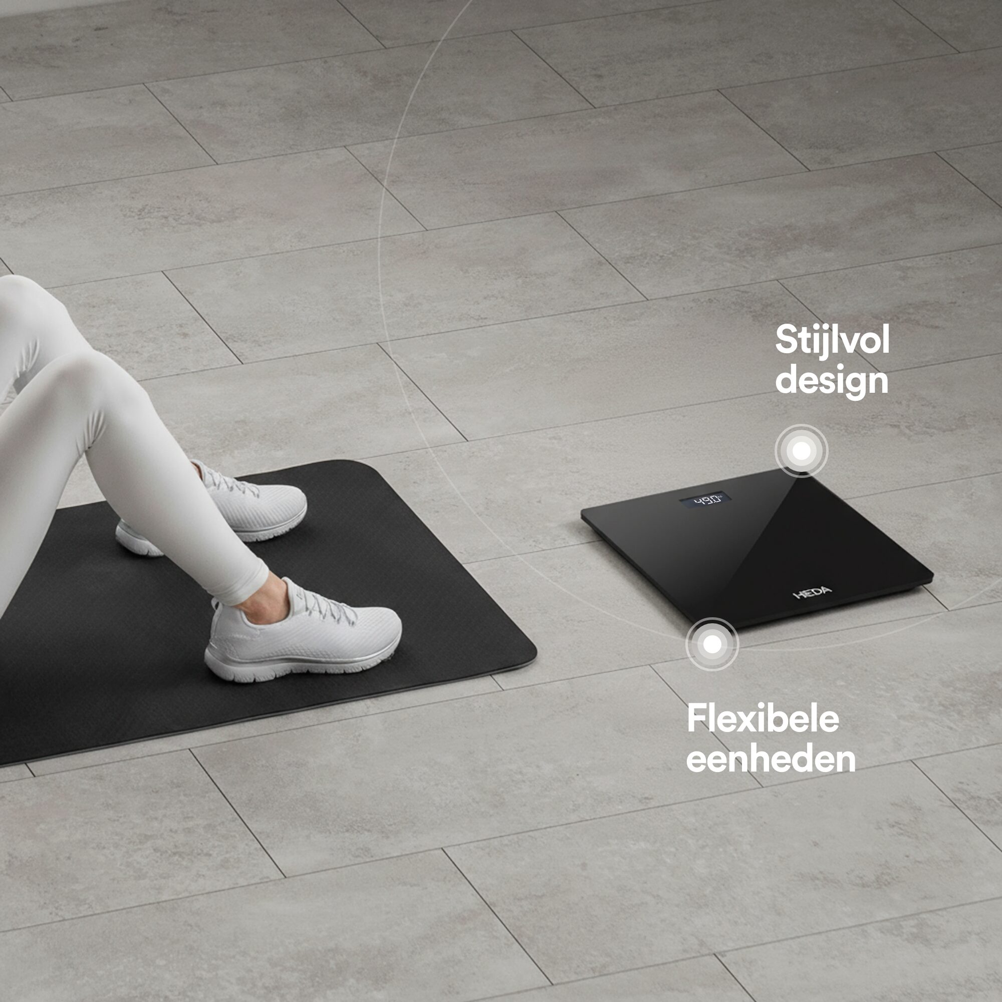 HEDA Digitale Personenweegschaal - Afbeelding 2